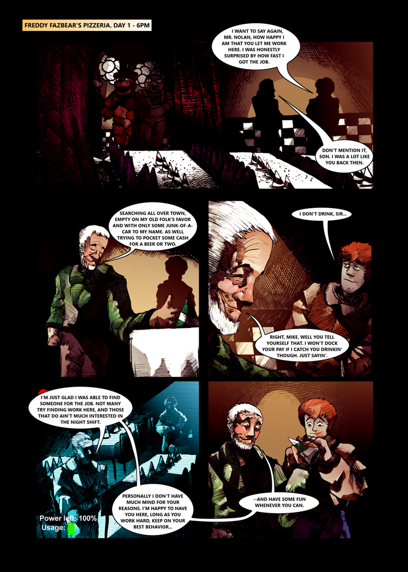 Illustration for article titled You Should Read This Fan-Made Five Nights at Freddy's Comic